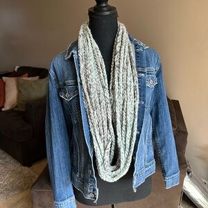 Handmade Crochet Braided Infinity Scarf